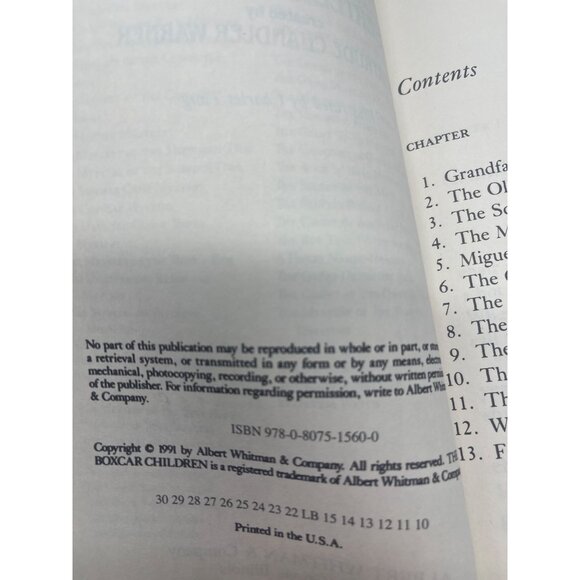 the boxcar children paperback book #21 the deserted library mystery 1991 English - Picture 3 of 4